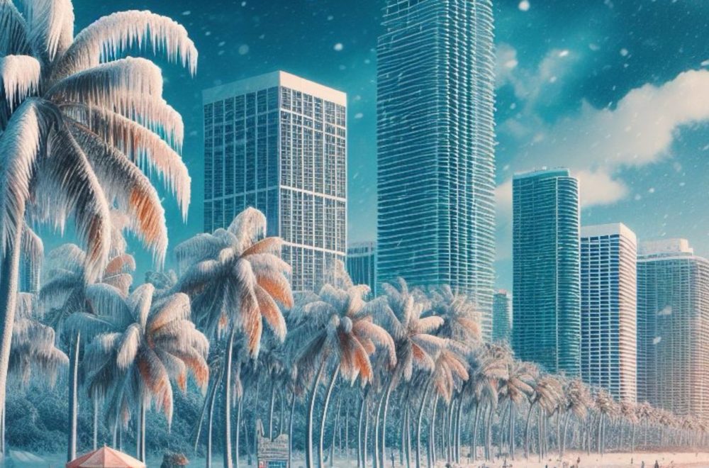 Sol, arena y… ¿nieve? El insólito día invernal de Miami en 1977