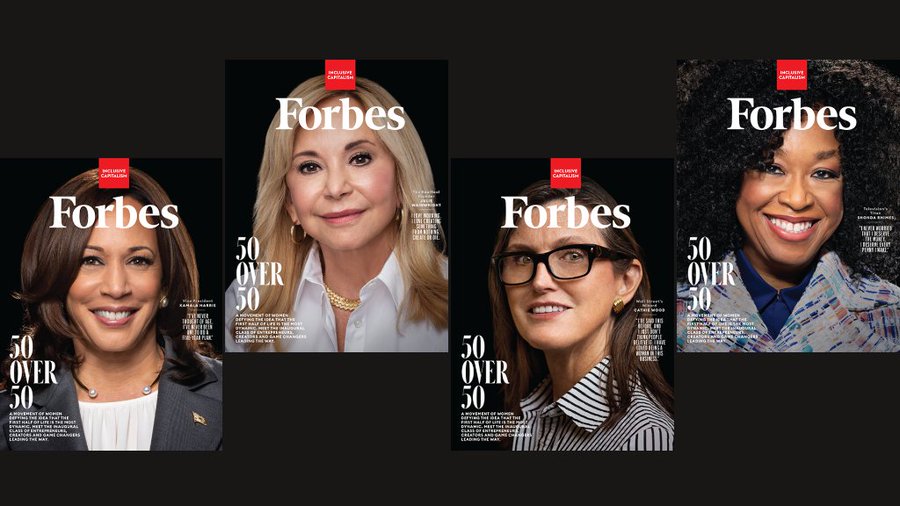 Forbes publicó la lista de mujeres: Los 50 sobre 50