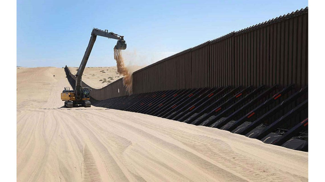 Donald Trump: 800 kilómetros del muro fronterizo estarán listos para finales de 2020