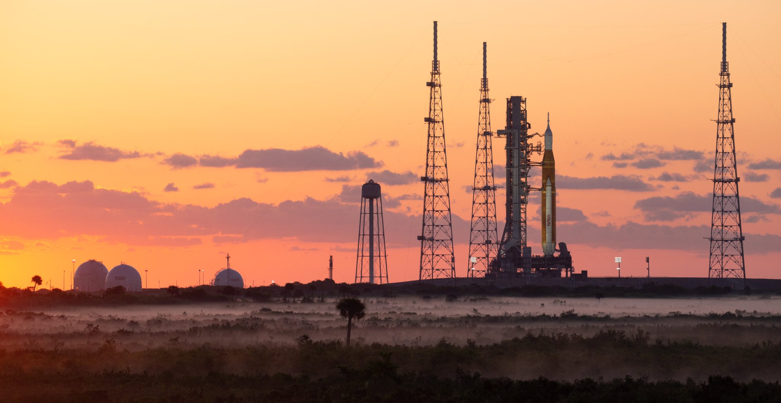 La NASA canceló ensayo general de la misión Artemis l en Florida