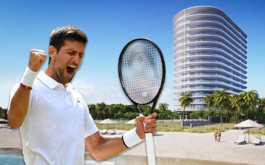 El campeón de tenis Novak Djokovic compró un condominio en Miami Beach por $6 millones