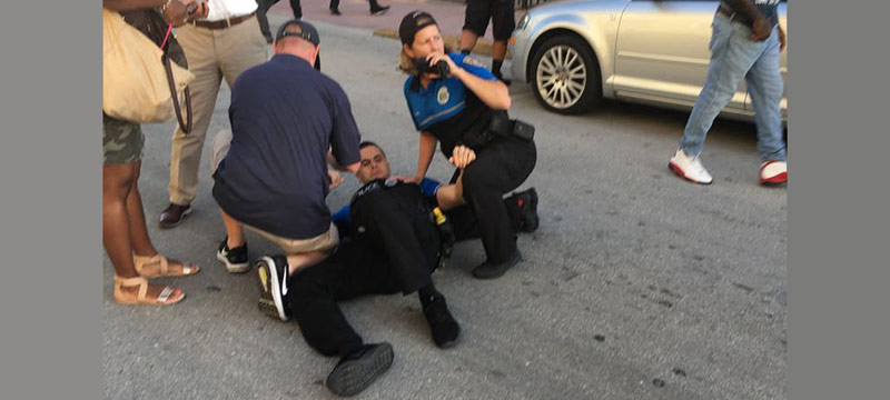 Bajo investigación caso de policía atropellado en Miami Beach