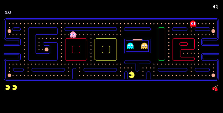 Google le rinde homenaje al 30 aniversario de Pac-Man con un juego desde su doodle