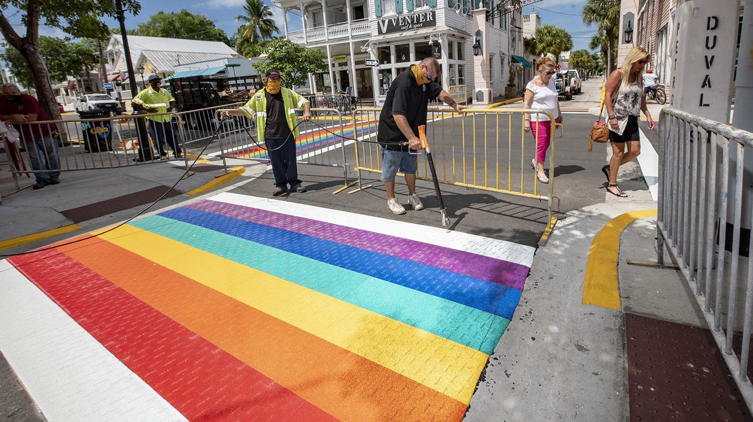 ¡Espectaculares! Pases peatonales inclusivos en Key West