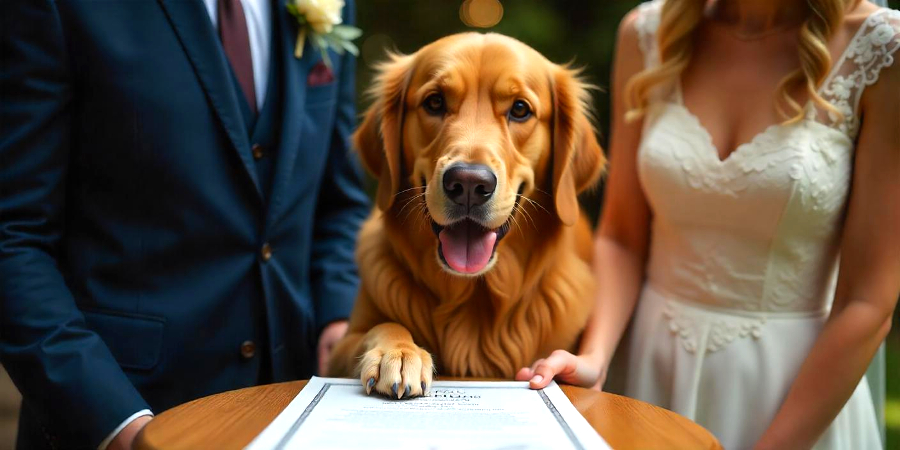 Huella de amor: Ahora los perros pueden ser testigos de bodas en Nueva York