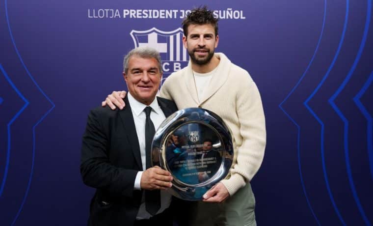 Piqué se retira del Barcelona con victoria ante Almería