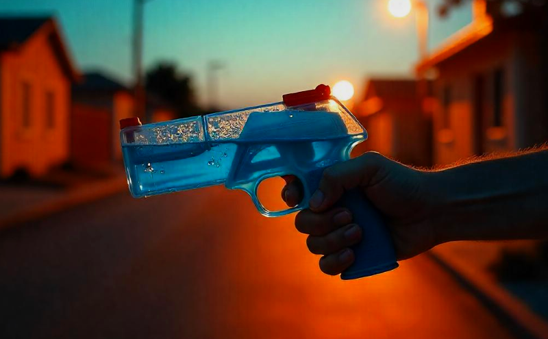 Creyó que era un arma real: Oficial dispara a joven que jugaba con una pistola de agua