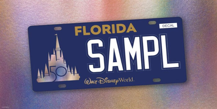 Matrículas de Walt Disney World ya pueden ser adquiridas en Florida