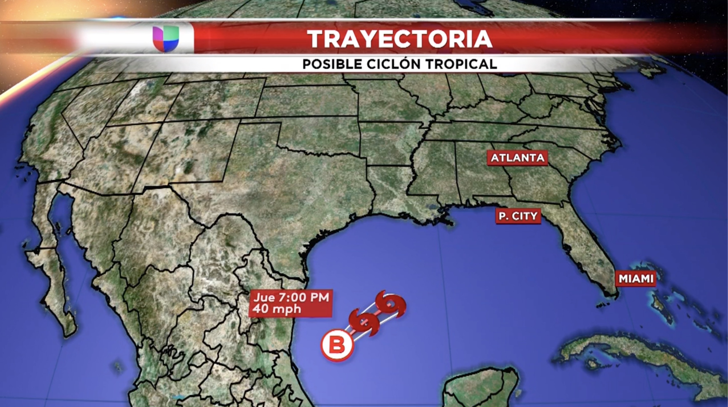 ¡Alerta! Potencial ciclón tropical se dirige a Florida