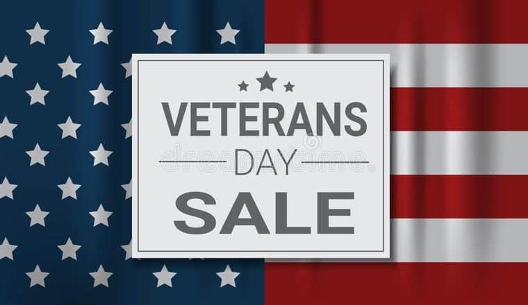 Grandes descuentos para honrar a los veteranos y sus familias en su día