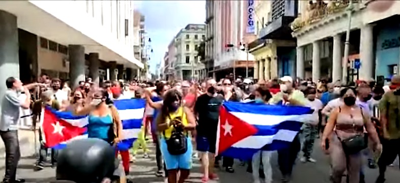 Las protestas de Cuba resuenan en Venezuela