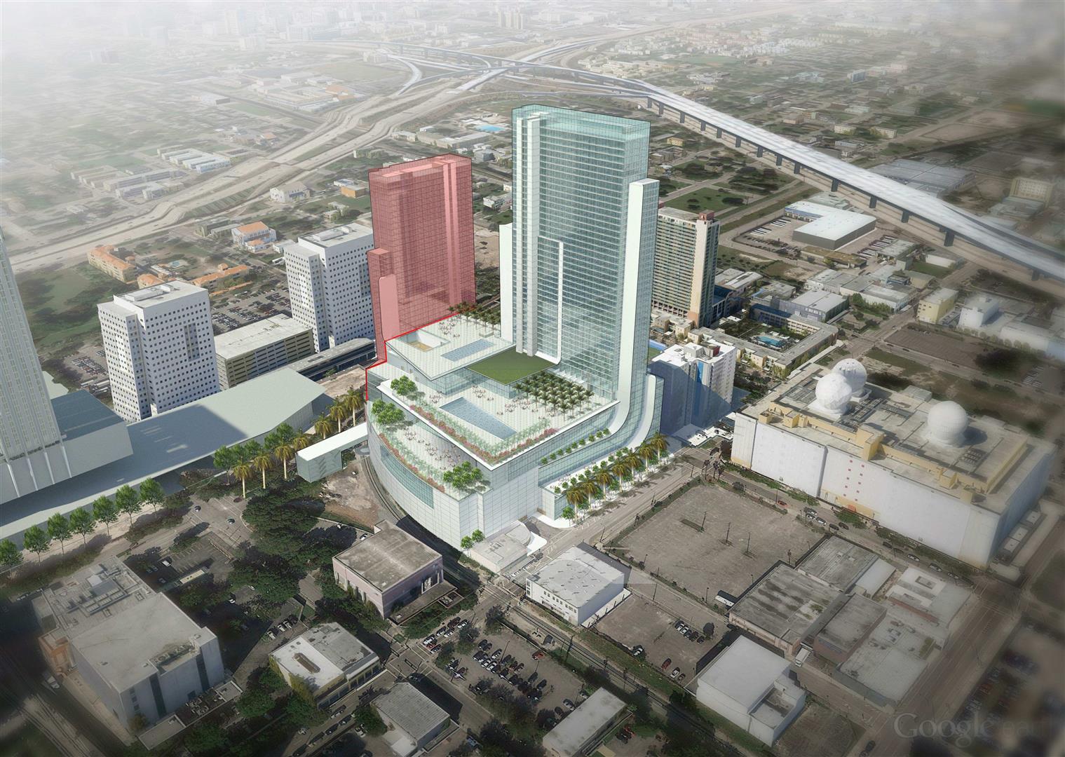 Un proyecto de alta densidad se construirá en la antigua sede del Miami Arena en Worldcenter