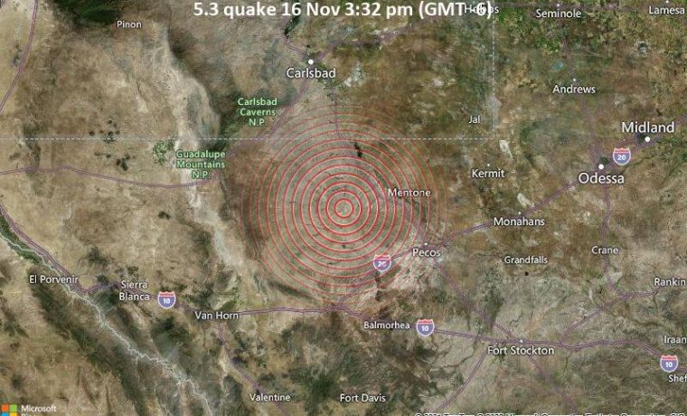 Fuerte sismo sacude Texas este miércoles