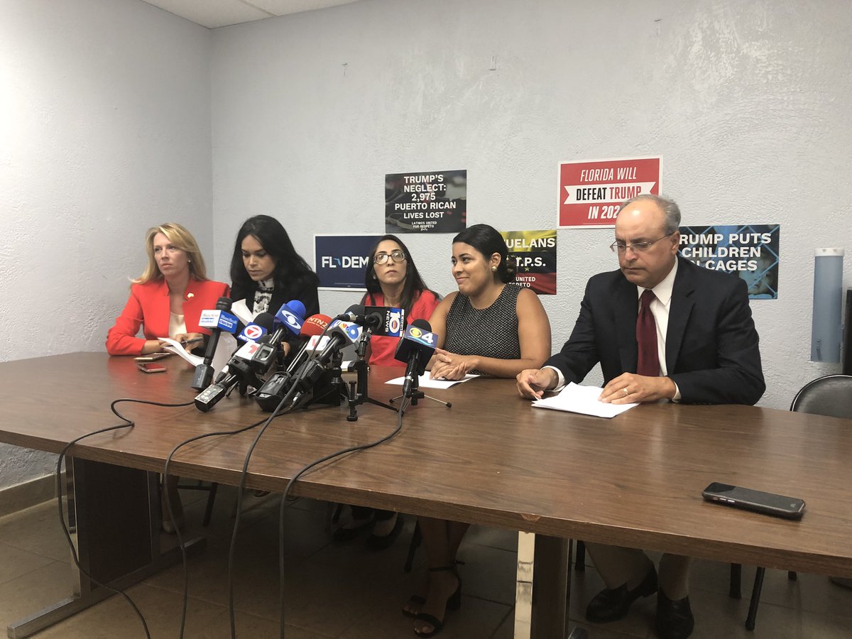En Florida: Latinos demócratas condenaron ataque de Trump a su comunidad