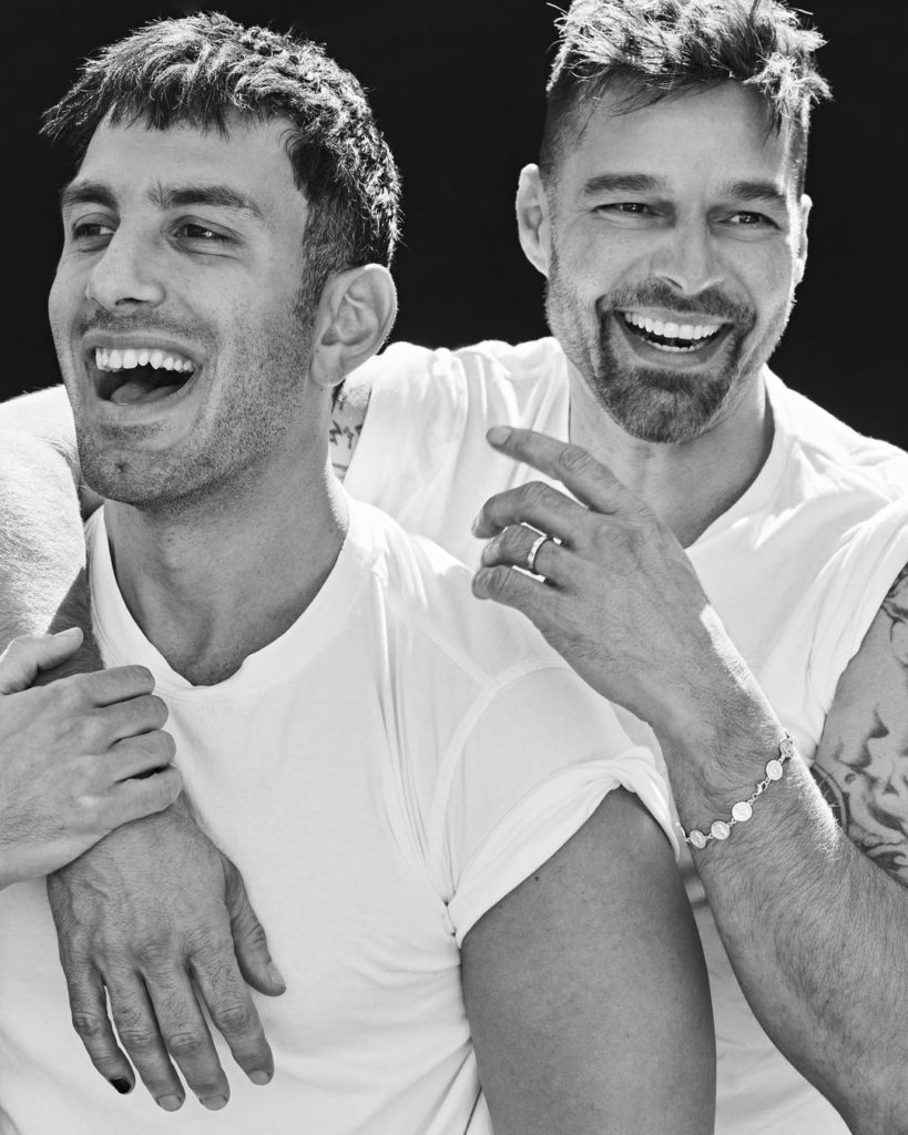 Ricky Martin y su esposo posan para la portada de una revista italiana - Miami Diario