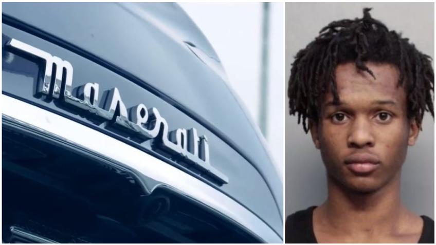Arrestan a un joven por el robo a mano armado de un Maserati en Hialeah