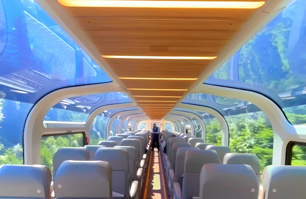 Une EE.UU y Canadá: tren con techo de cristal se corona como el mejor del mundo