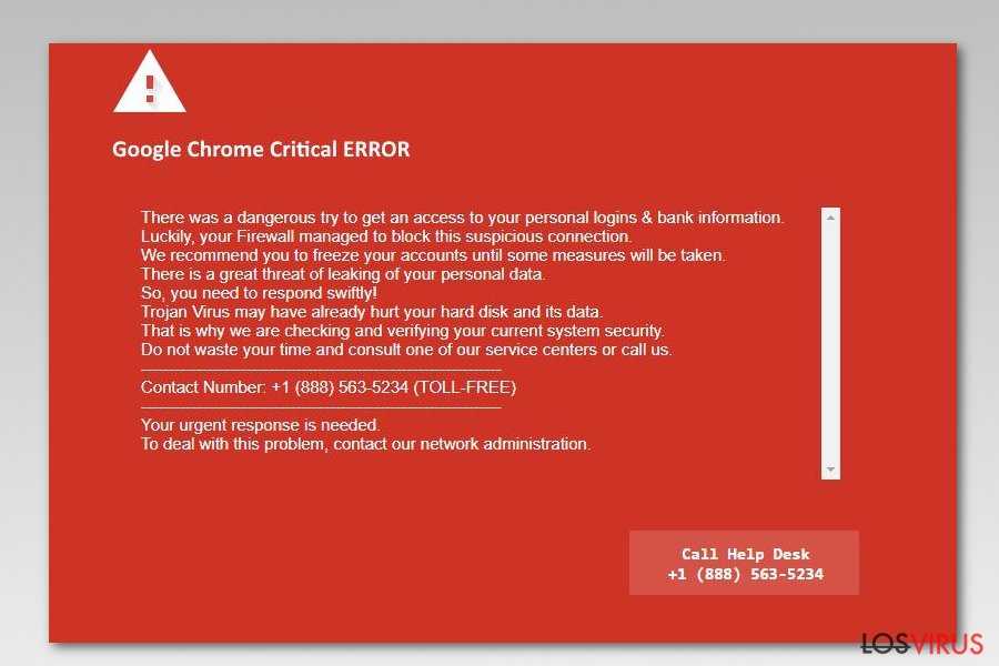 Aprende que es y como eliminar el Google Chrome “Critical Error”