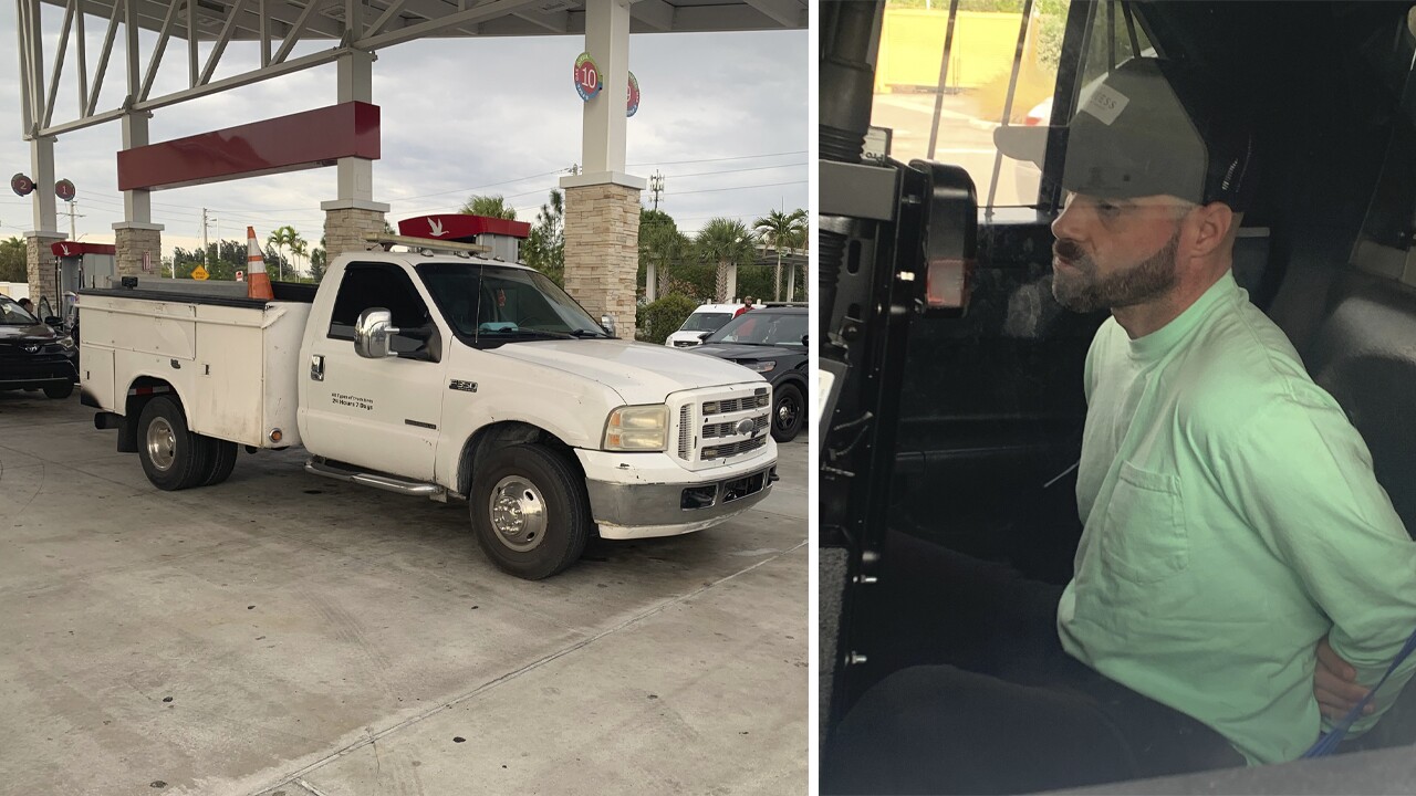 Mujer en Florida persigue y atrapa al sujeto que le hacía fraude bancario