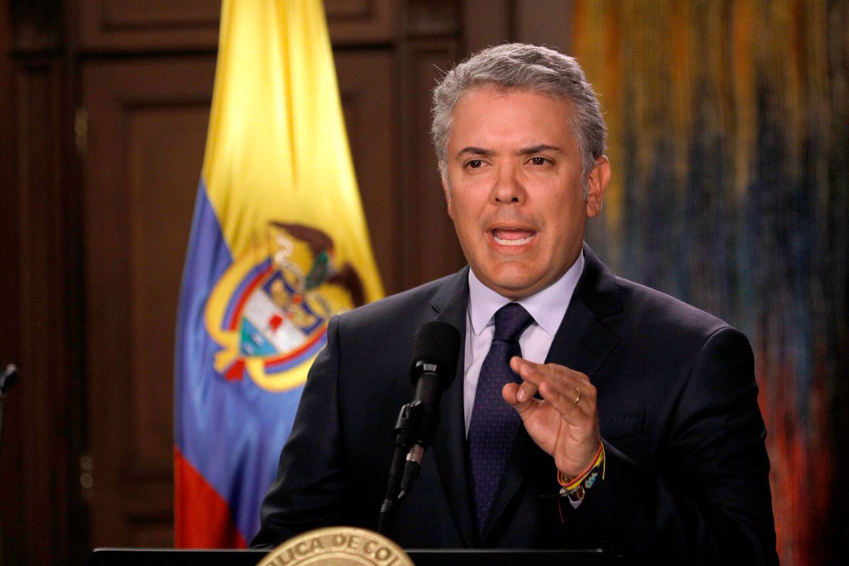 Presidente de Colombia aseguró que el odio y la destrucción “no representan a los colombianos”