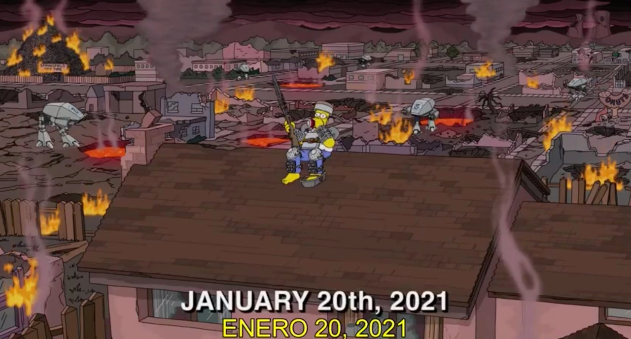 Los Simpson y su aterradora predicción para 2021