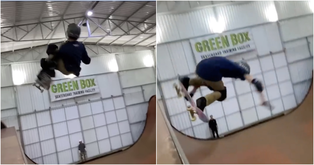 Niño de 11 años en su skateboard logró completar el truco por el que Tony Hawk se hizo famoso (VIDEO)