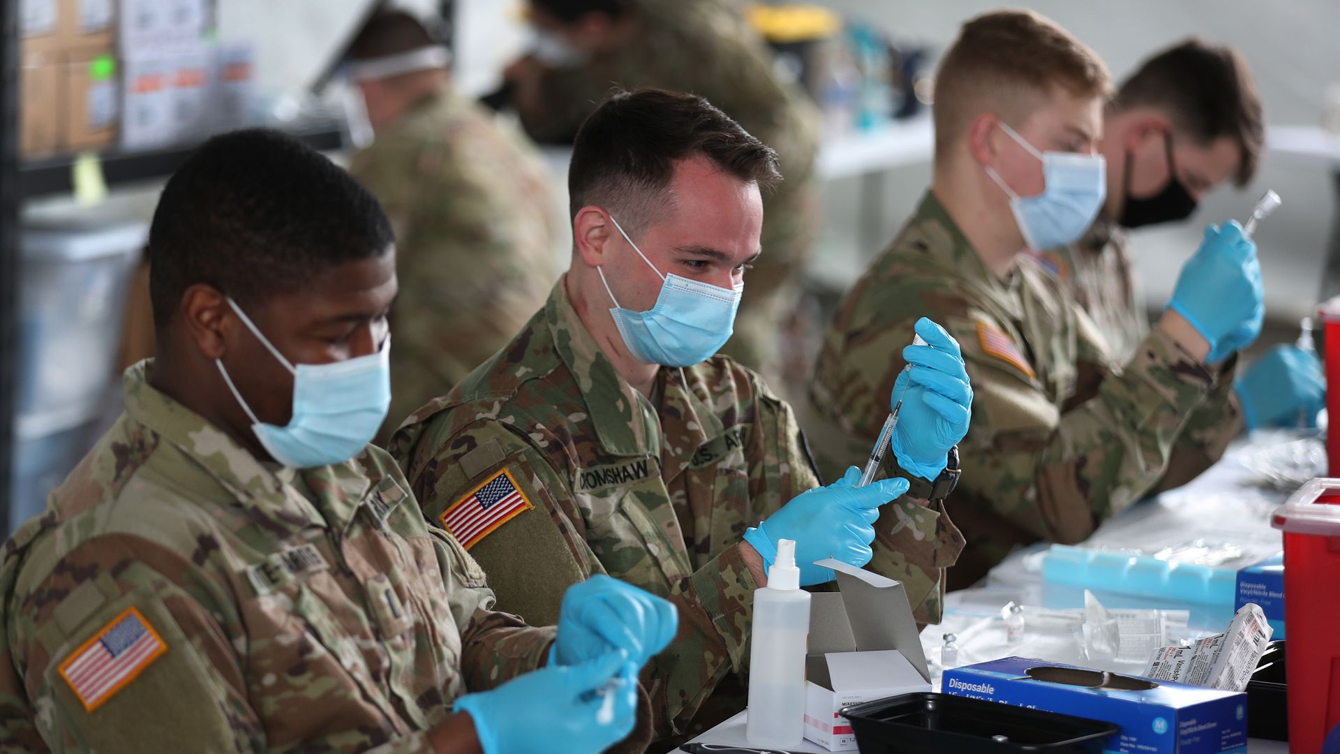Miles de soldados estadounidenses no se han vacunado