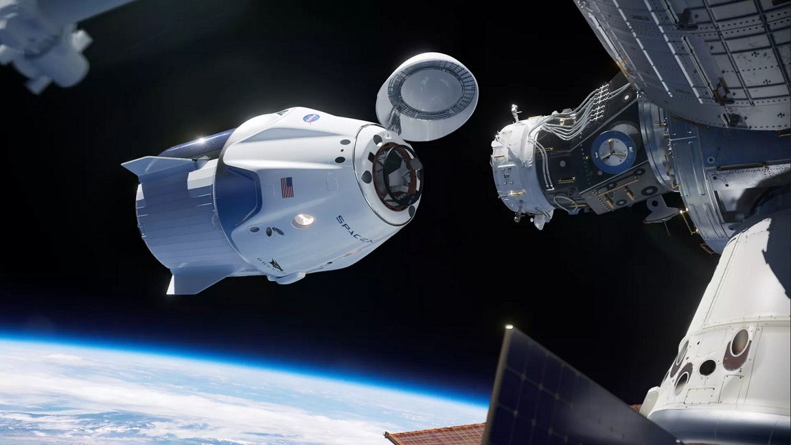 SpaceX envió una cápsula navideña hacia la Estación Espacial Internacional