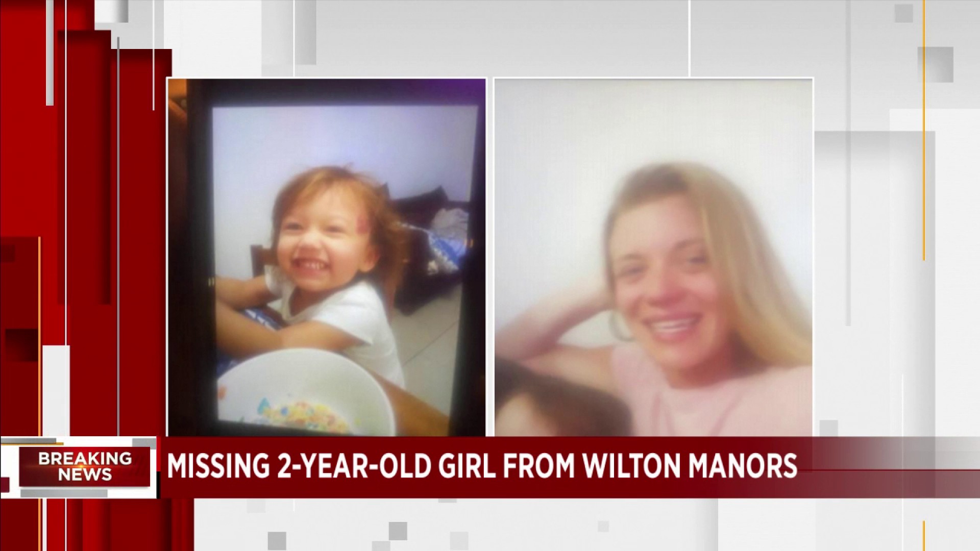 Se busca a una niña de dos años desaparecida de Wilton Manors