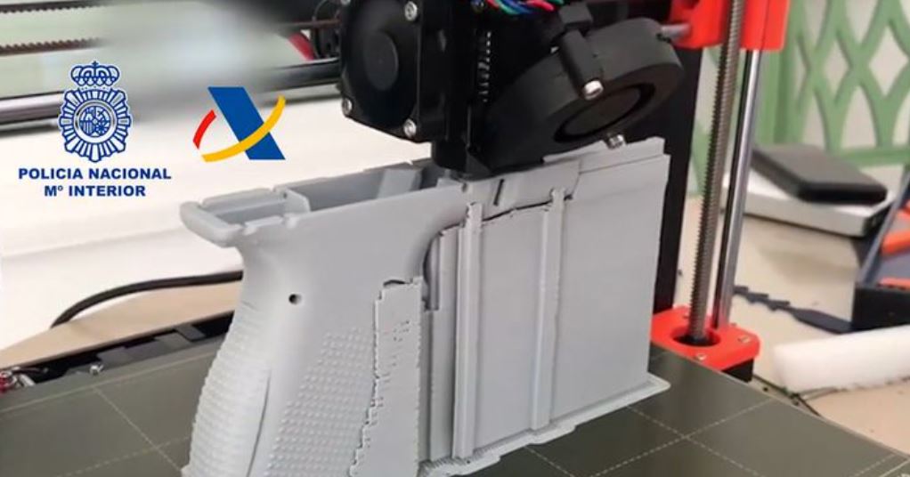 Desmantelan primer taller ilegal de impresión de armas 3D en España