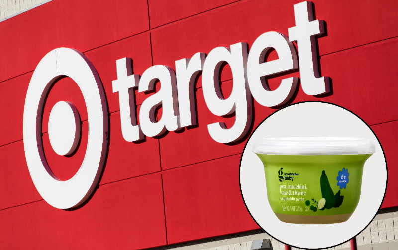 Retiran puré para bebés vendido en Target por contener metal tóxico