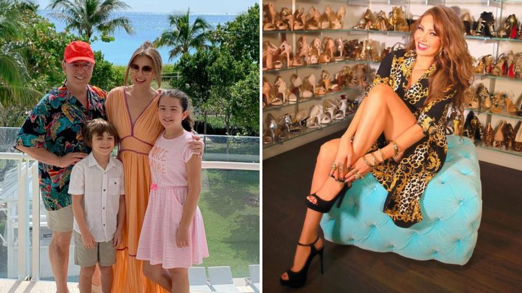 Thalía hizo alarde de su nuevo y lujoso apartamento en Miami