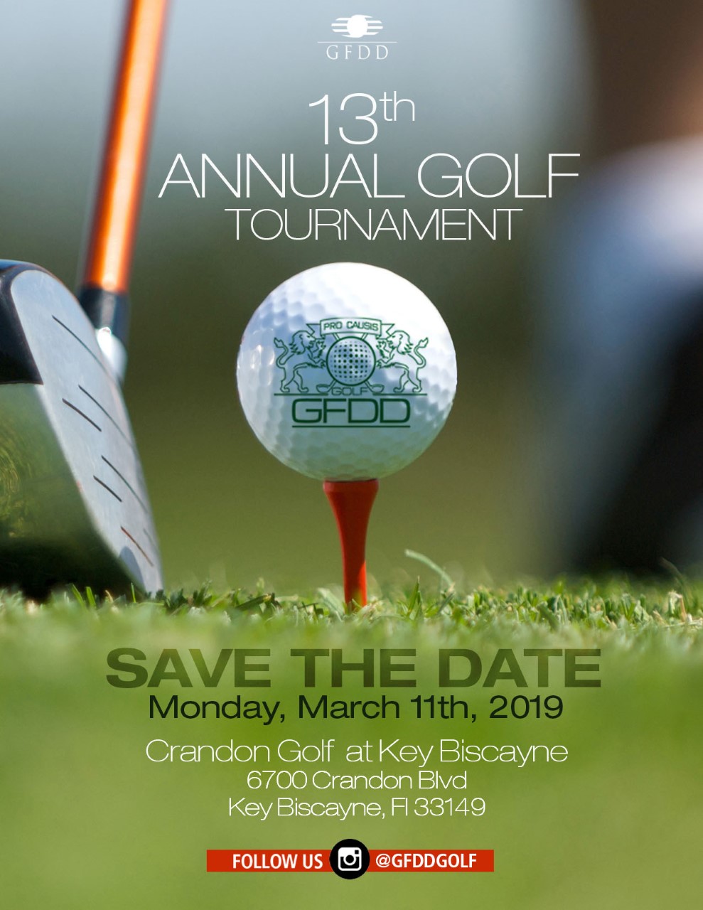 Funfglode anuncia la celebración del  “XIII Torneo Anual de Golf GFDD” en Miami