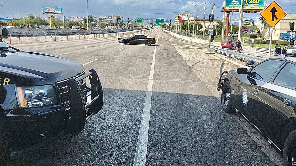 Un muerto deja tiroteo en autopista Palmetto Expressway