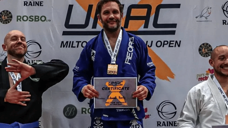 Tom Hardy sorprendió al ganar oro en competencias de Jiu-Jitsu en Reino Unido