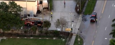 The North Lauderdale community was left without power after a power line was downed by a thunderstorm.