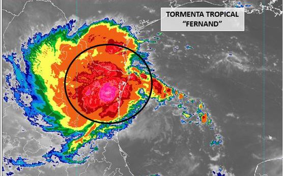Tormenta Tropical Fernand se acerca al Golfo de México