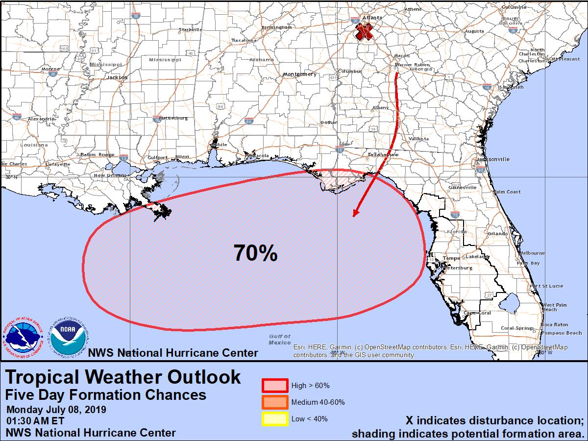 Depresión tropical en el Golfo de México podría azotar a Florida