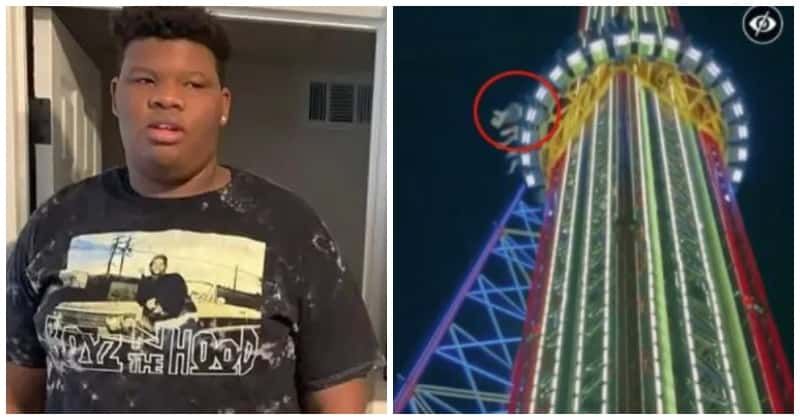 Tyre Sampson cayó a su muerte a mitad de camino en la atracción de Orlando