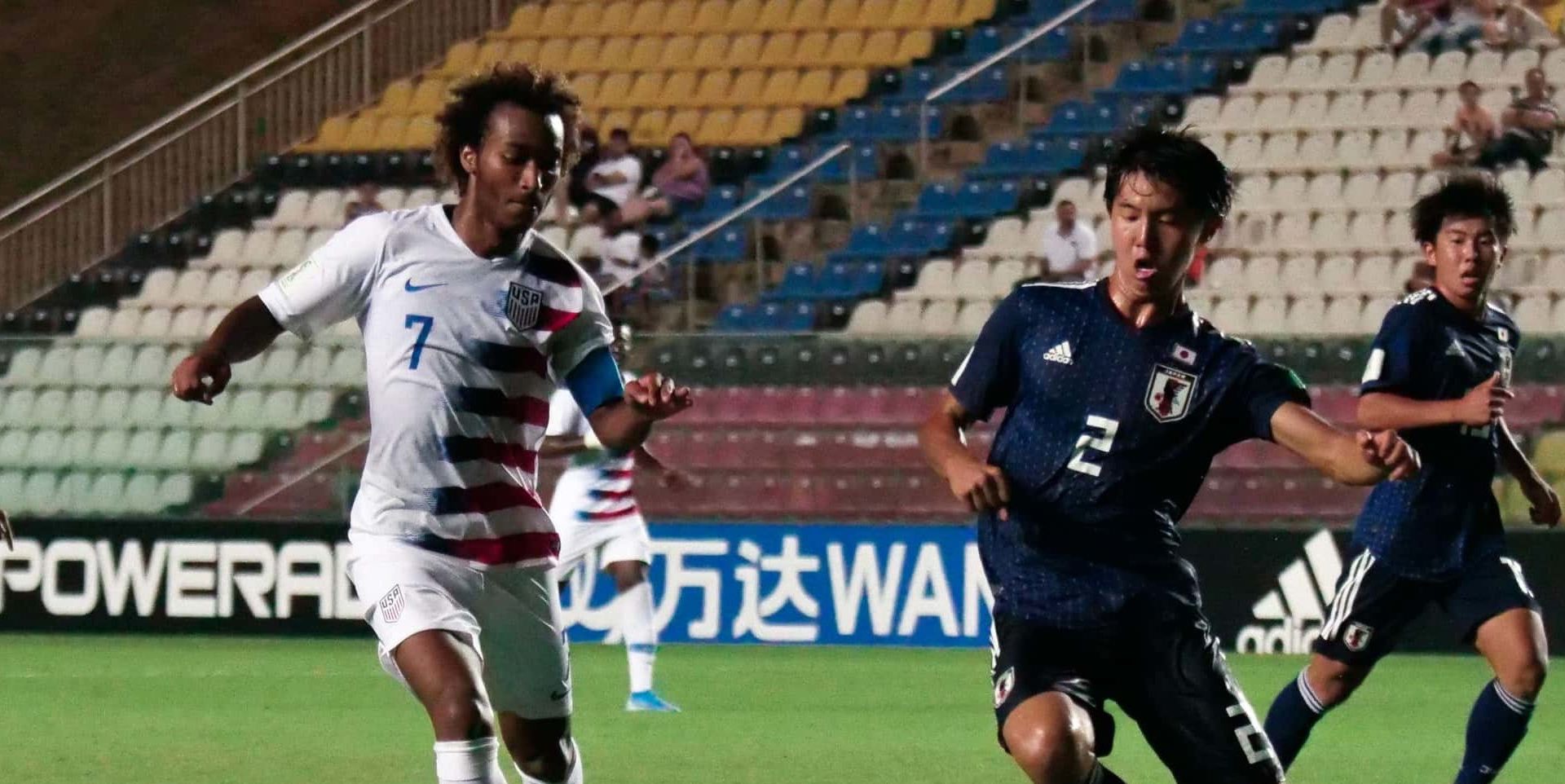 Estados Unidos igualó sin goles ante Japón y sumó su primer punto en el Mundial sub-17