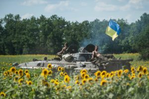 ¿Por qué los soldados de ucrania se identifican con girasoles?