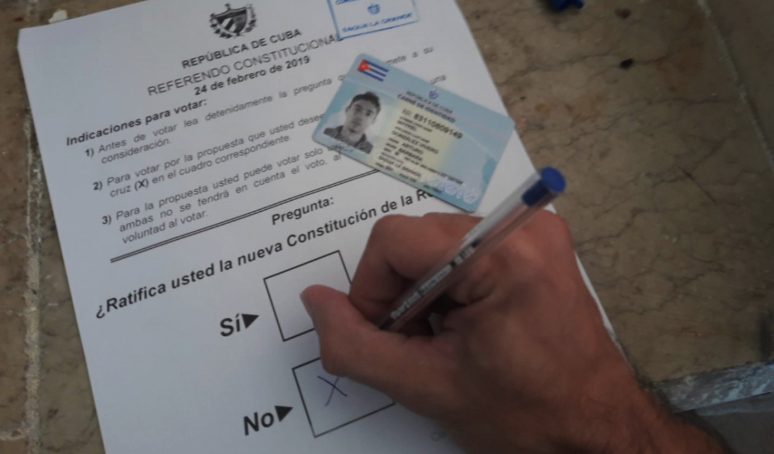 Organización de Derechos Humanos aseguró que más de 2 millones de cubanos rechazan el referendo constitucional