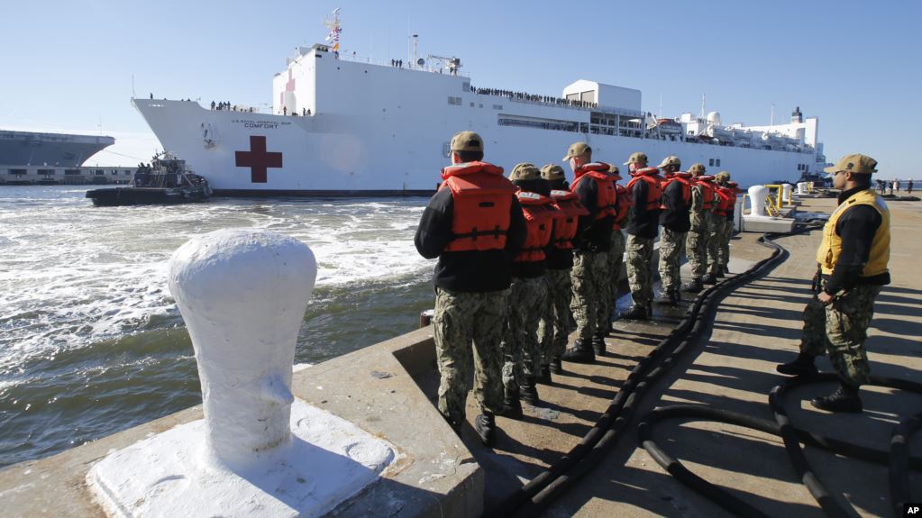 Estados Unidos llevará buque hospital a Latinoamérica para atender a venezolanos