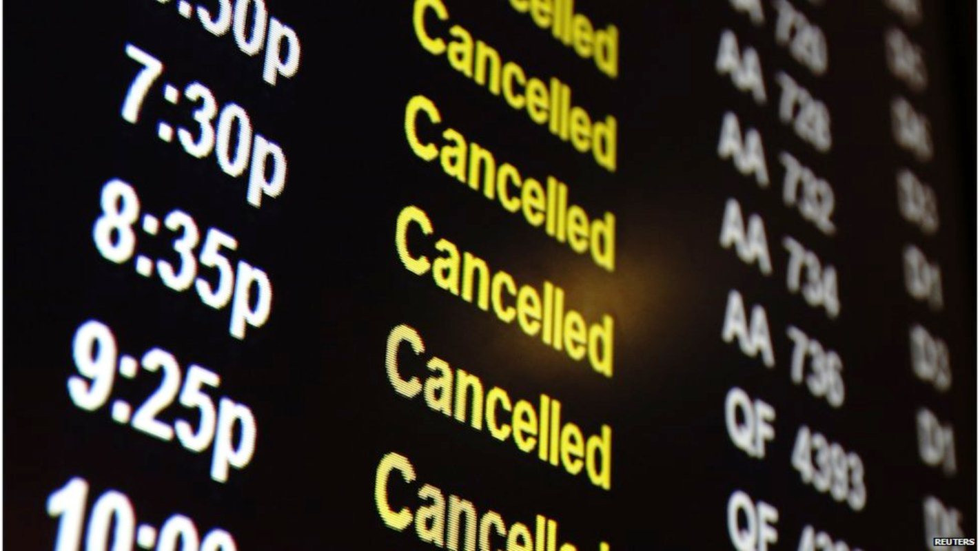 1.750 vuelos cancelados en EE.UU por falta de trabajadores