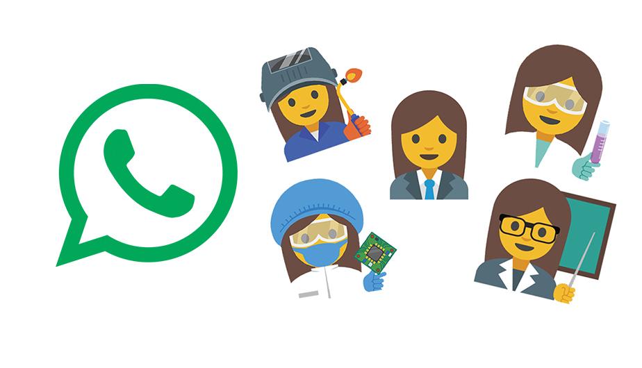 Nuevos emojis de mujeres profesionales llegan a WhatsApp