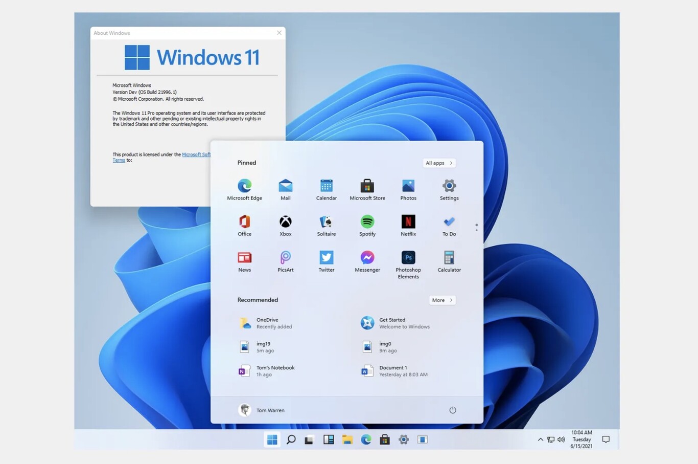 Los detalles de la filtración del nuevo Windows 11