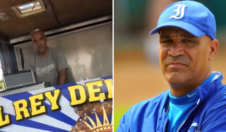 Lázaro Vargas, de estrella del béisbol cubano a vender pan con lechón en las calles de Miami